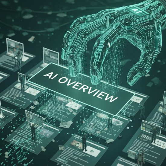 AI overviews - higher res AI Overviews Graphic